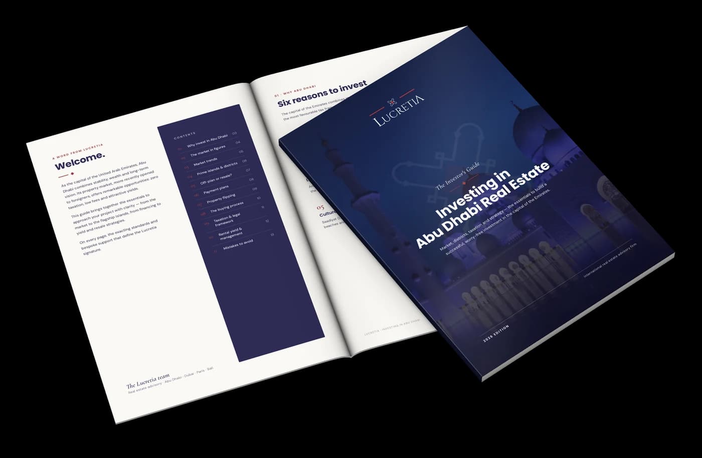 Guide "Investing in Abu Dhabi" — Lucretia