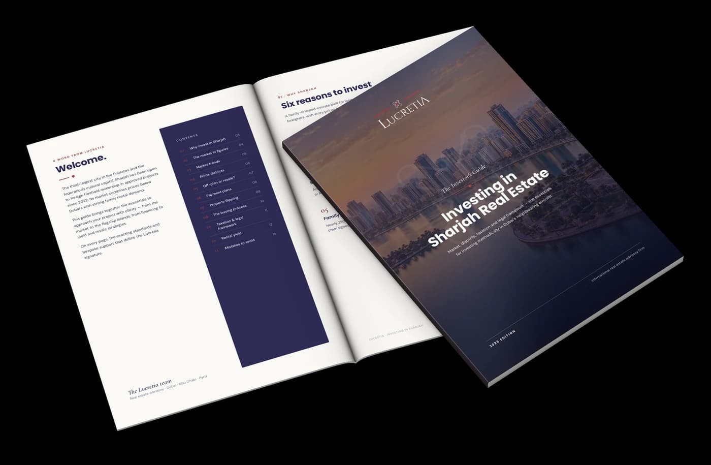 Guide "Investing in Sharjah" — Lucretia