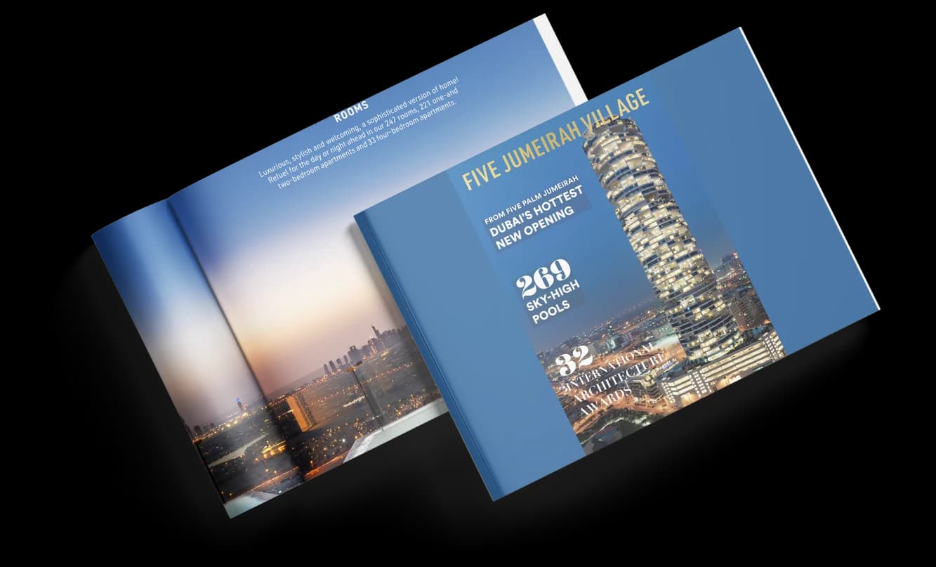 Five Jumeriah Village brochure – FIVE Holdings (SKAI Holdings)