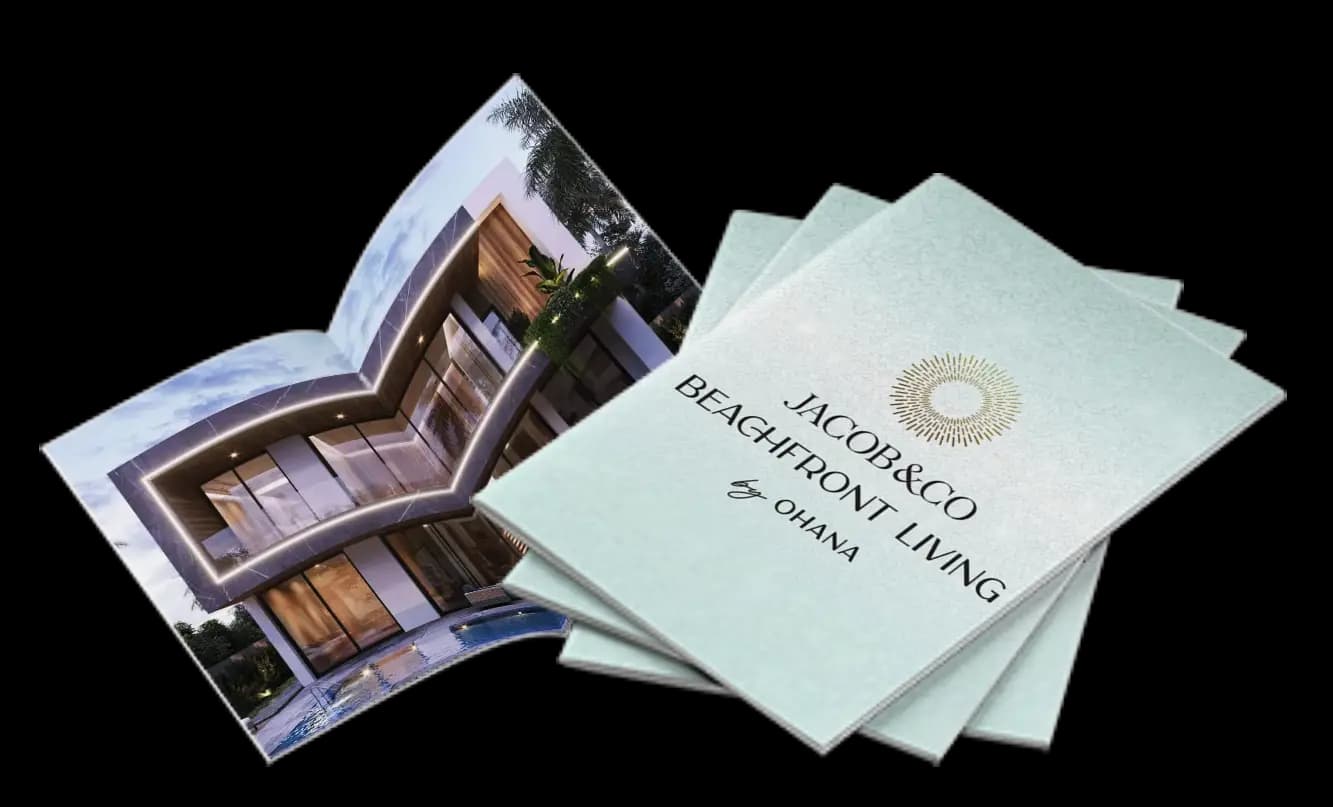 Jacob & Co. Beachfront Living by Ohana brochure – Ohana Development